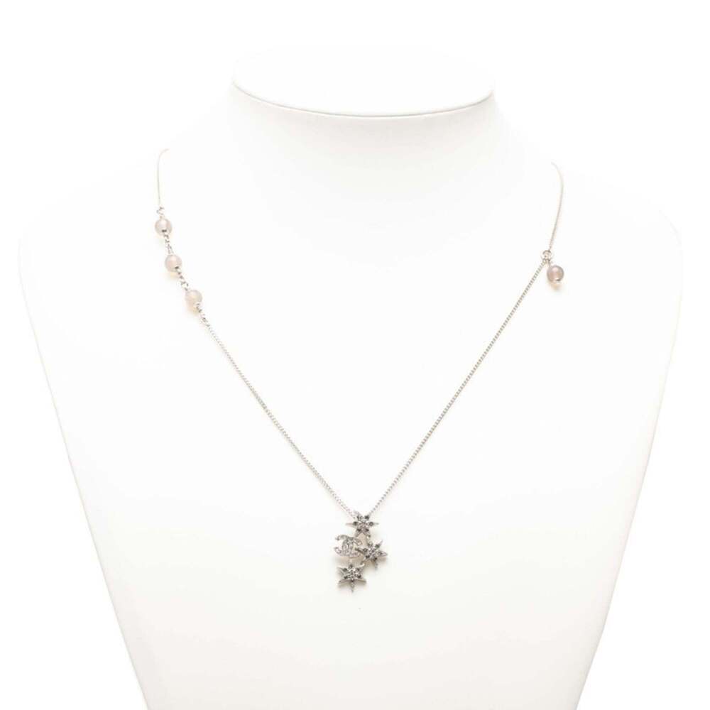 CHANEL Silver Logo Necklace - Picture 6 of 6